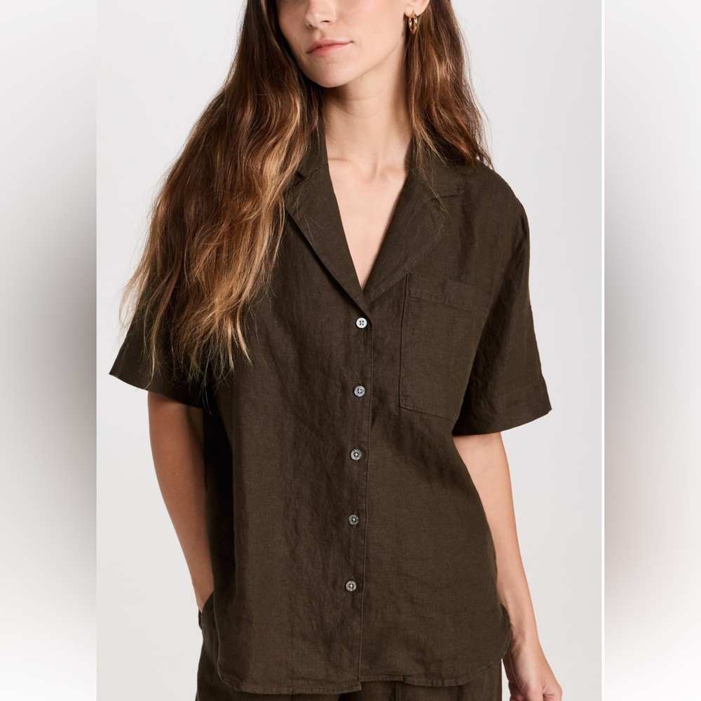 NWOT AYR Pool Boy Linen Shirt